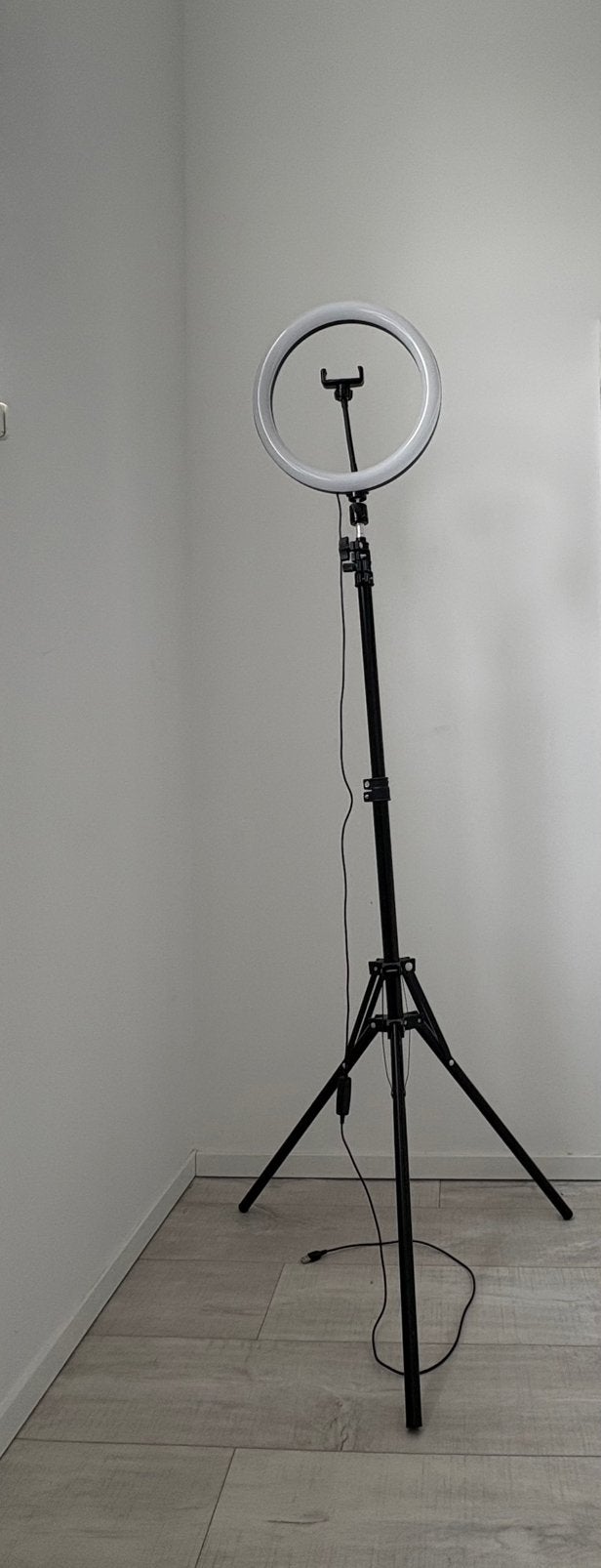 Ringlamp met statief en telefoonhouder, Overige merken, Belichting, Ophalen, Zo goed als nieuw