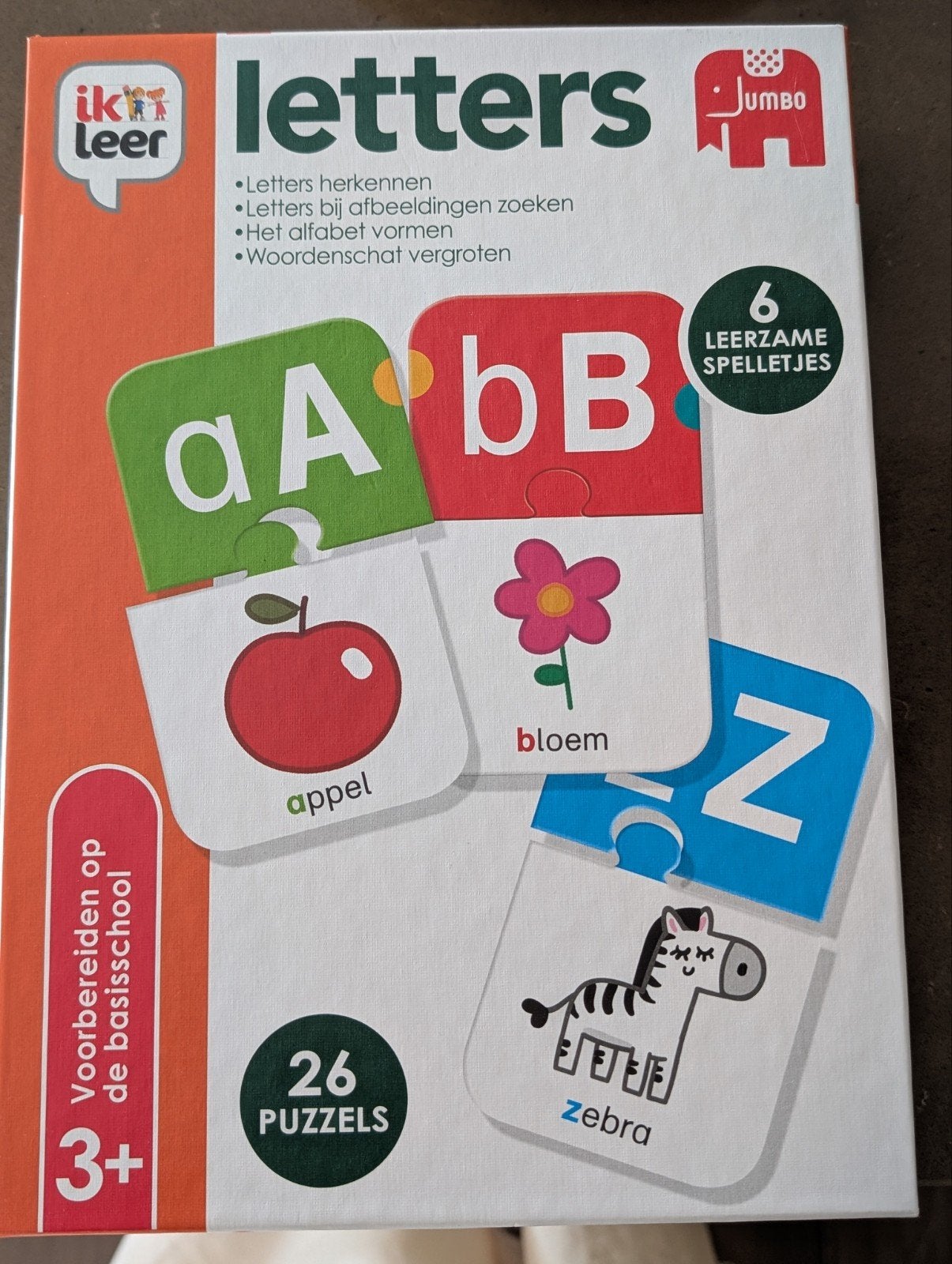 letters leren, speelgoed, Ophalen
