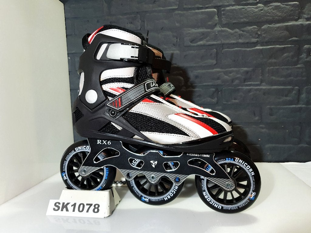 LA Sports RX6 Skeelers Skates 3x110 110mm Maat 41, Overige merken, Verzenden, Nieuw, Inline skates 4 wielen