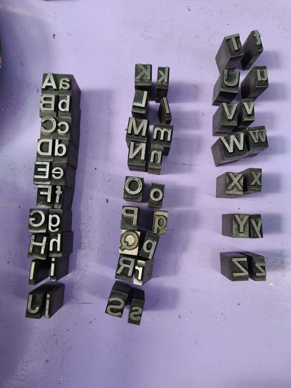 Vintage Loodzetsels - Complete Set van Letters en Cijfers, Ophalen of Verzenden