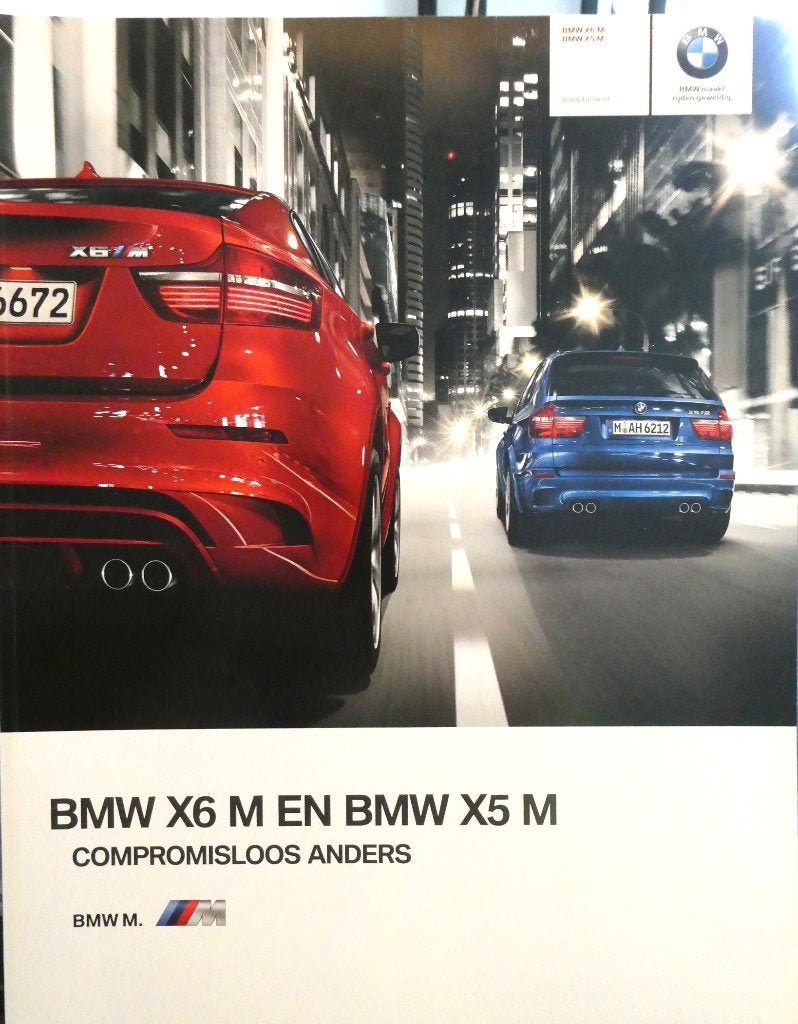 Folder BMW X6M en X5M serie 2009, Verzenden, Zo goed als nieuw, BMW