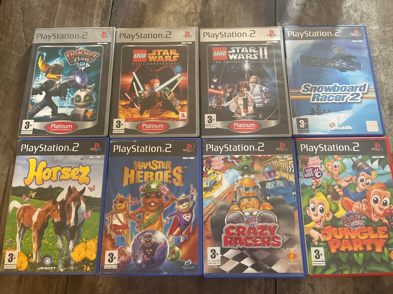 PlayStation 2 Spellen Bundel - 8 Diverse Games, Gebruikt, Overige genres, 1 speler, Ophalen of Verzenden