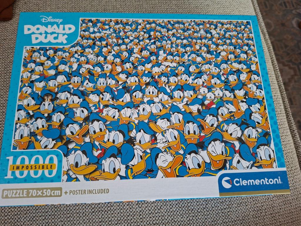 Disney Donald Duck puzzel 1000stukjes, Ophalen, 500 t/m 1500 stukjes