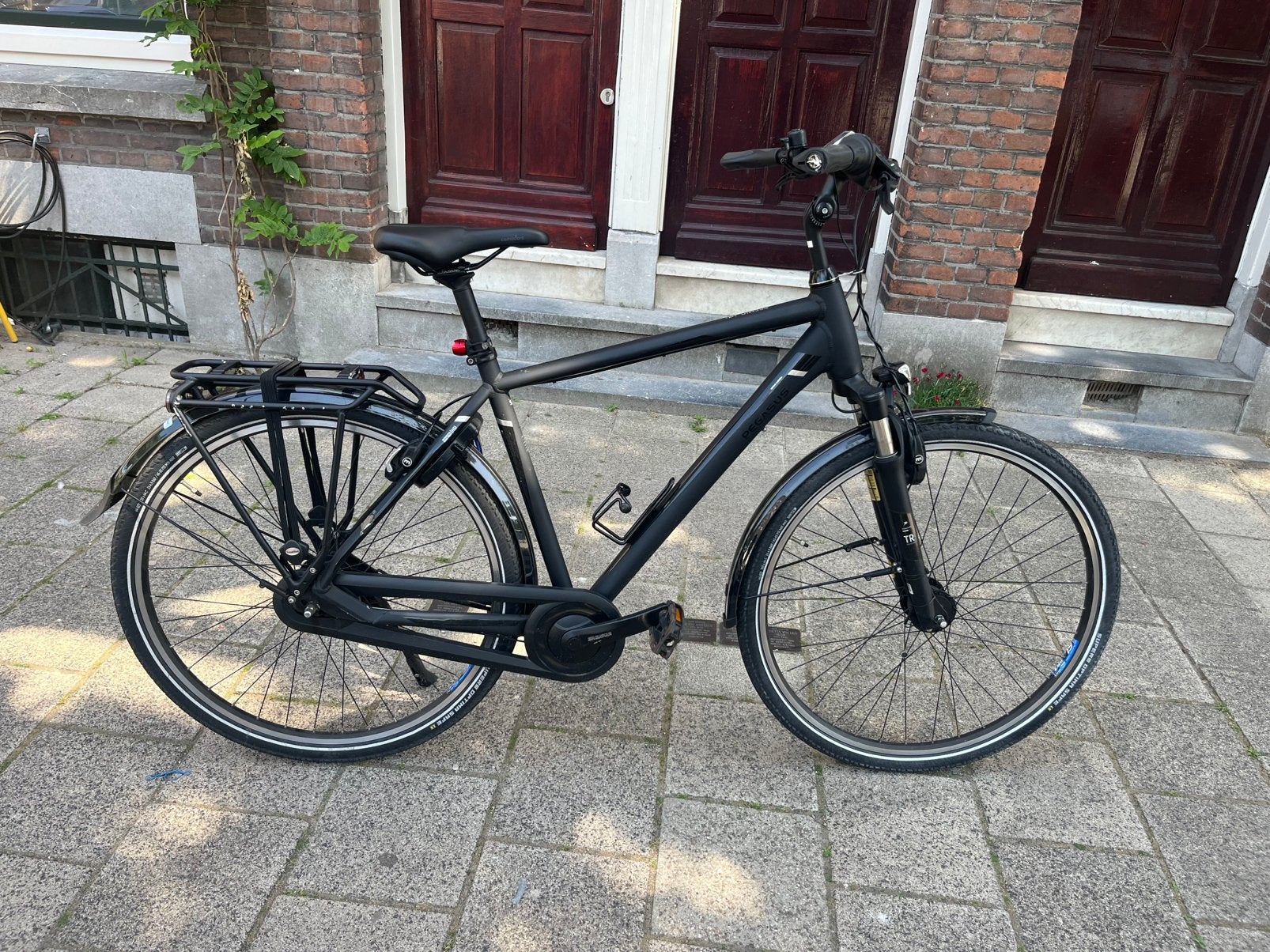 Stadsfiets heren Pegasus Premio SL, Velgrem, Versnellingen, Zo goed als nieuw, 53 tot 57 cm