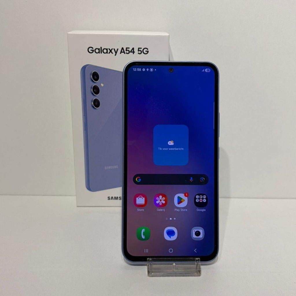 Samsung Galaxy A54 5G 128GB Awsome Violet in Doos, Paars, Ophalen of Verzenden, Zo goed als nieuw, Zonder simlock