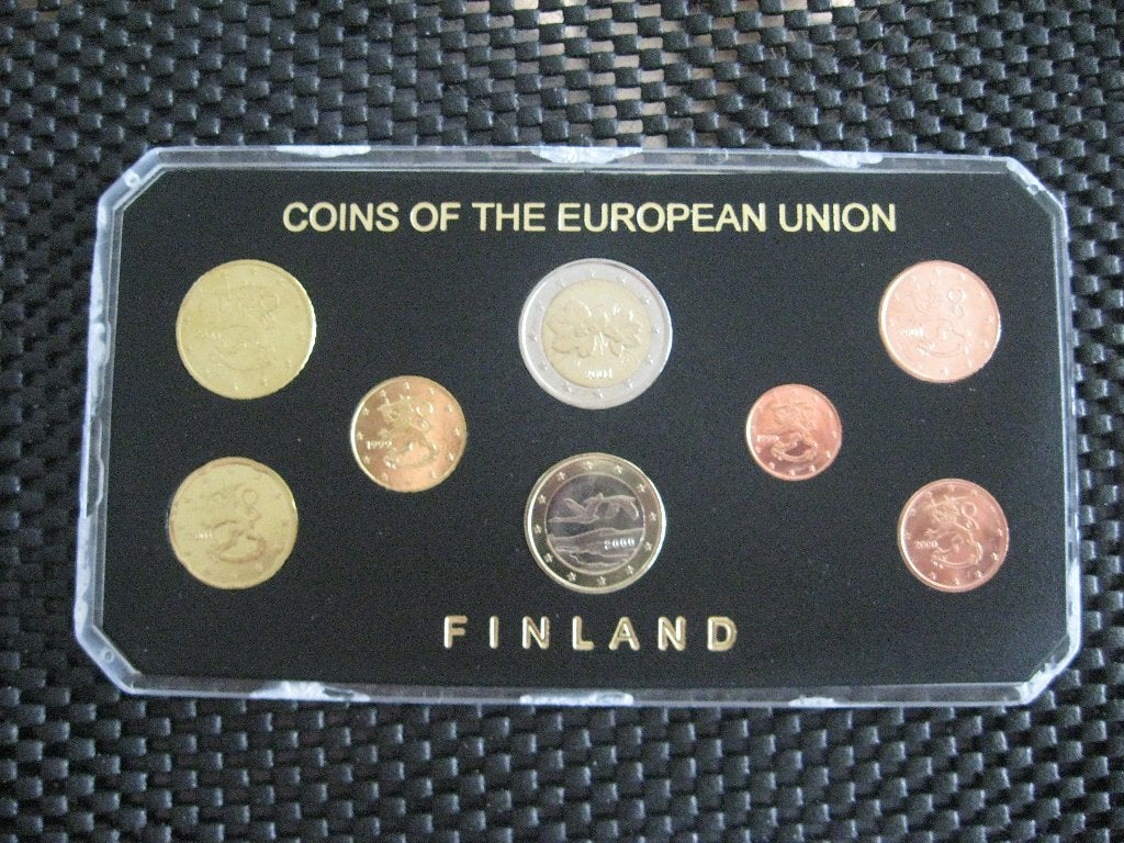 Complete set euro munten Finland 2002, Postzegels en Munten, Munten | Europa | Euromunten, Ophalen of Verzenden, Finland, Overige waardes