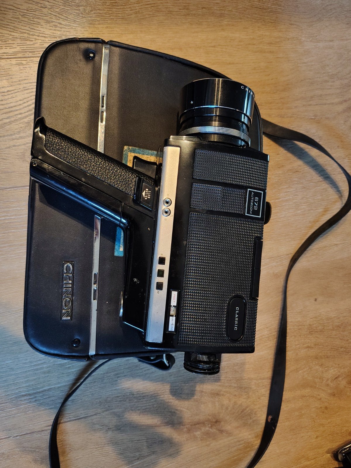 Chinon Super 8 filmcamera inclusief tas - Motor werkt, Ophalen of Verzenden, 8mm, Camera