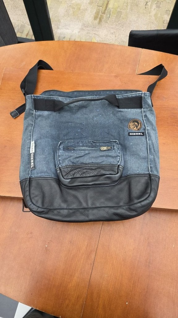 Bugaboo x Diesel tas bag, Ophalen, Zo goed als nieuw, Blauw, Handtas