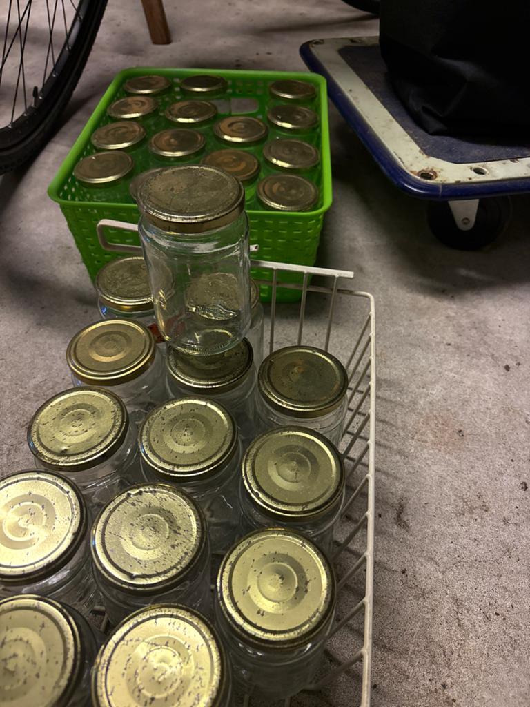 Glazen potjes met deksel, Ophalen, Voorraadpot, Overige merken, Glas