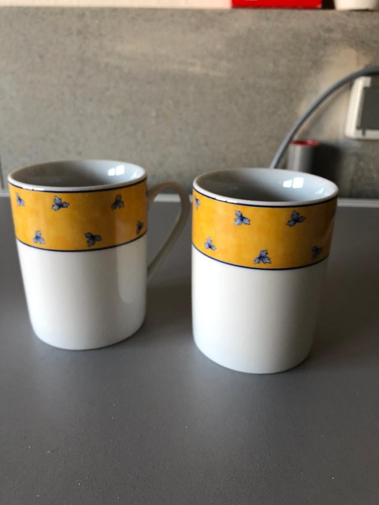 Bekers Clarine servies Douwe Egberts, Overige typen, Nieuw, Ophalen of Verzenden, Overige stijlen