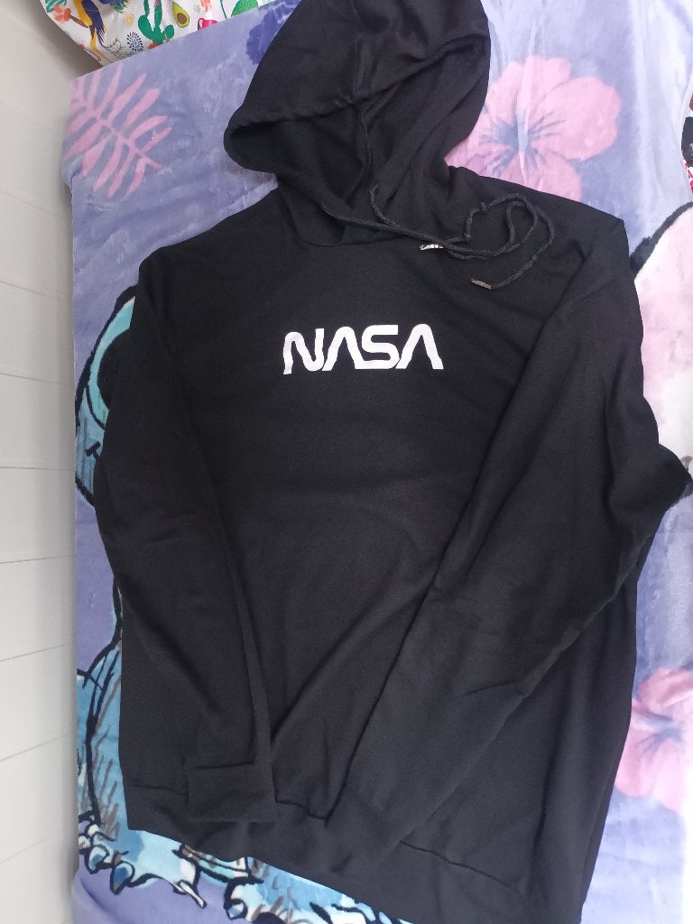nette hoodie Nasa maat L, Kleding | Heren, Ophalen of Verzenden, Zo goed als nieuw, Maat 52/54 (L), Zwart