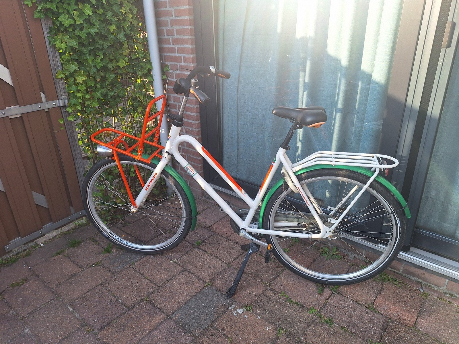 Batavus transportfiets met voordrager, Ophalen, Terugtraprem, Gebruikt, Batavus
