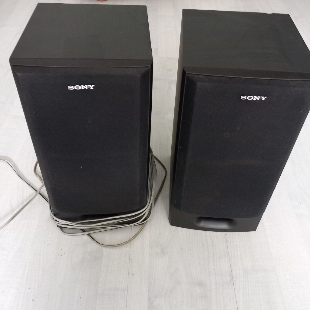 zwarte speakers Sony 70Watt, Ophalen of Verzenden, Gebruikt, 60 tot 120 watt, Sony