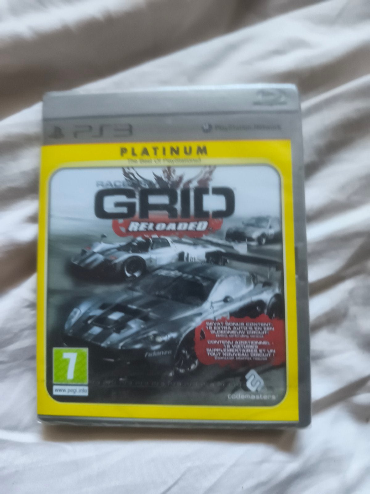 Race Driver GRID Reloaded Platinum PS3 Sealed- Nieuw in foli, Spelcomputers en Games, Games | Sony PlayStation 3, Online, Racen en Vliegen
