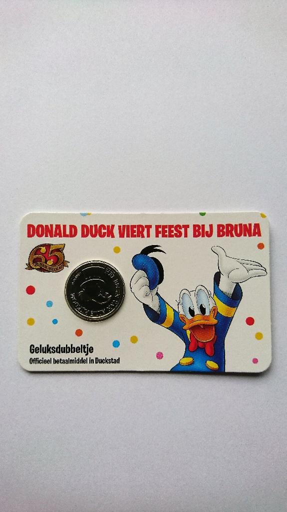 Donald Duck geluksdubbeltje, Postzegels en Munten, Munten | Nederland, Verzenden, Koningin Beatrix, Overige waardes, Losse munt