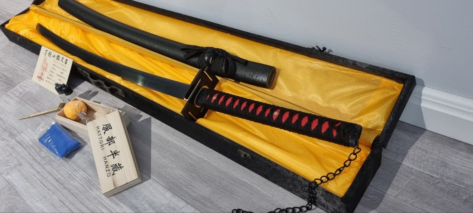 Scherp katana zwaard, samurai zwaarden, sabel, mes, dolk

Sc, Ophalen of Verzenden, Overige soorten, Azië, Zwaard of Sabel