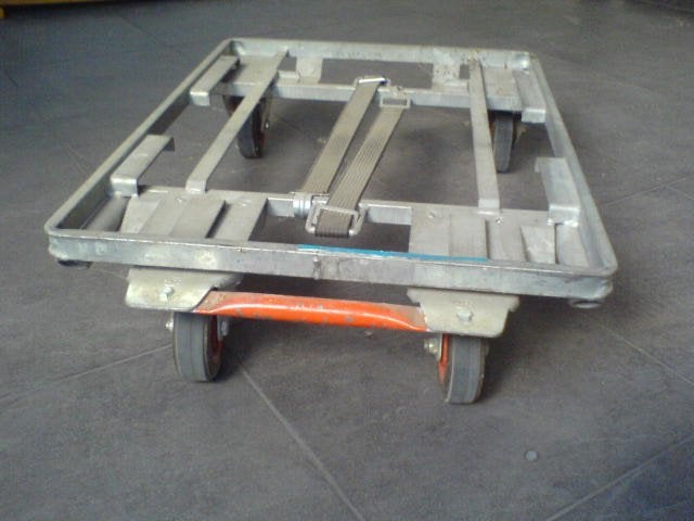 Foto 8 van Stevige transportroller 60x80cm, dolly, hondje