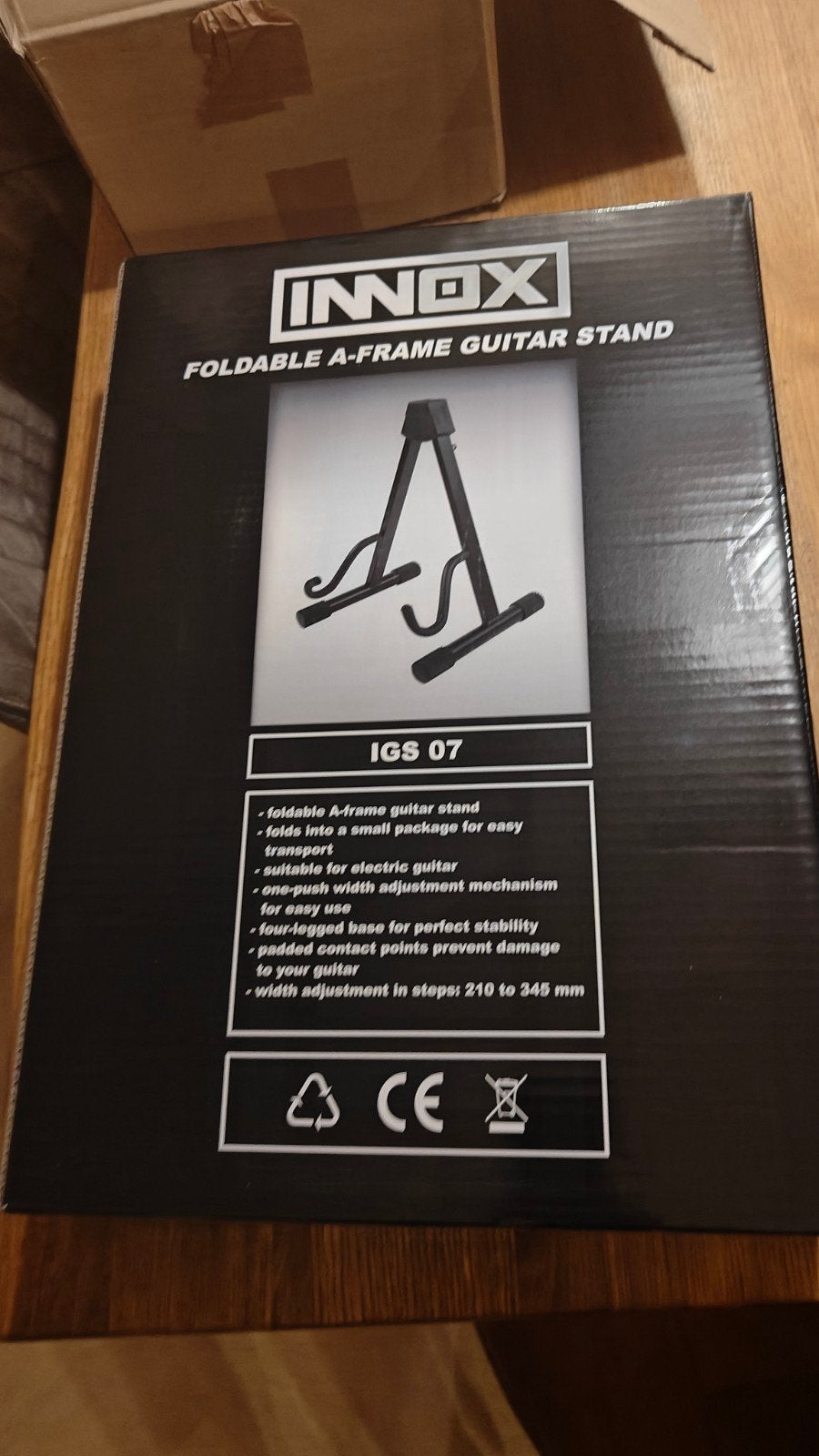 Innox IGS 07 Opvouwbare A-frame Gitaarstandaard, Ophalen of Verzenden, Nieuw, Elektrische gitaar