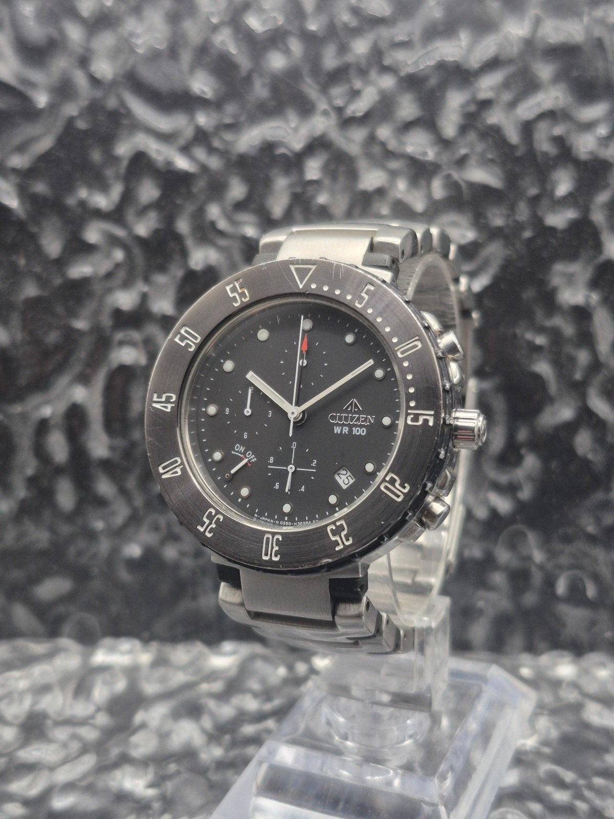 Citizen Promaster Alarm Chronograph Ref. 0580-H21734 Quartz, Staal, Gebruikt, Staal, Ophalen of Verzenden