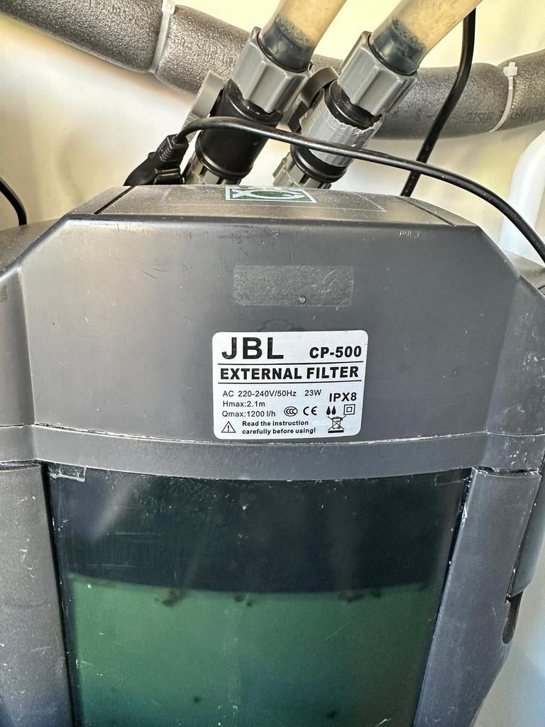 Jbl aquariumfilter cp-500 external, Ophalen
