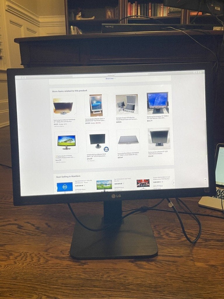 LG Flatron 24EB23 - 24" Monitor - 1920x1200, Computers en Software, Monitoren, Gebruikt, Full HD, Lg, DVI