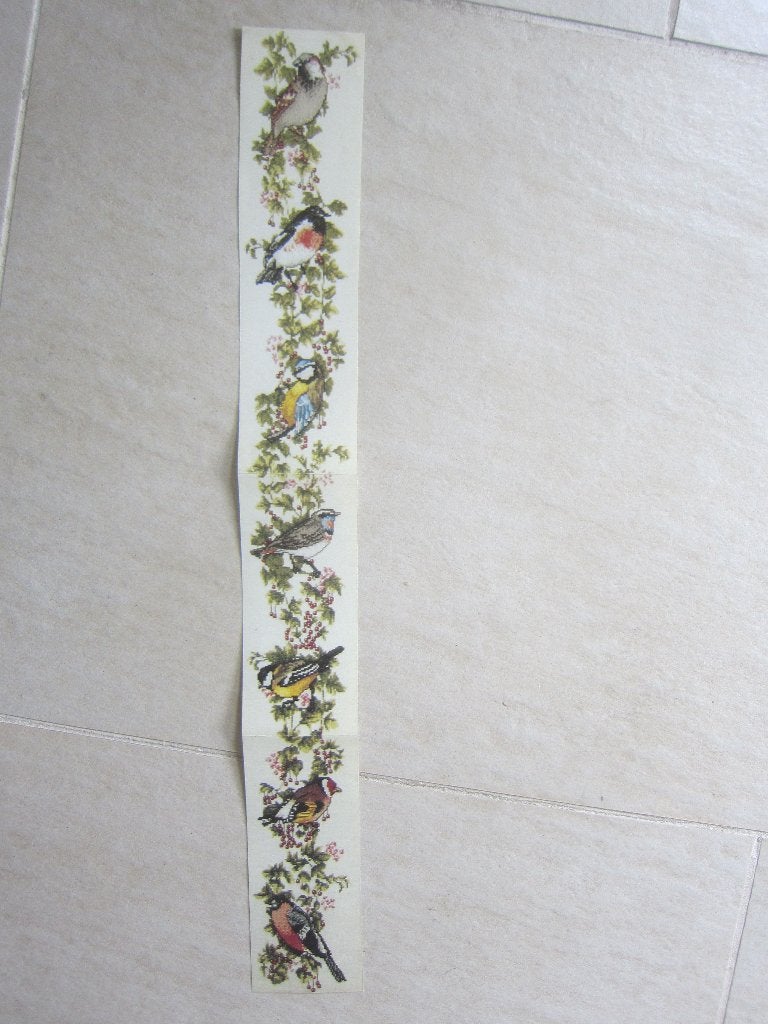 borduurpatroon roodborstje uilen n varia aan vogels huisjes, Ophalen of Verzenden, Zo goed als nieuw, Handborduren, Patroon