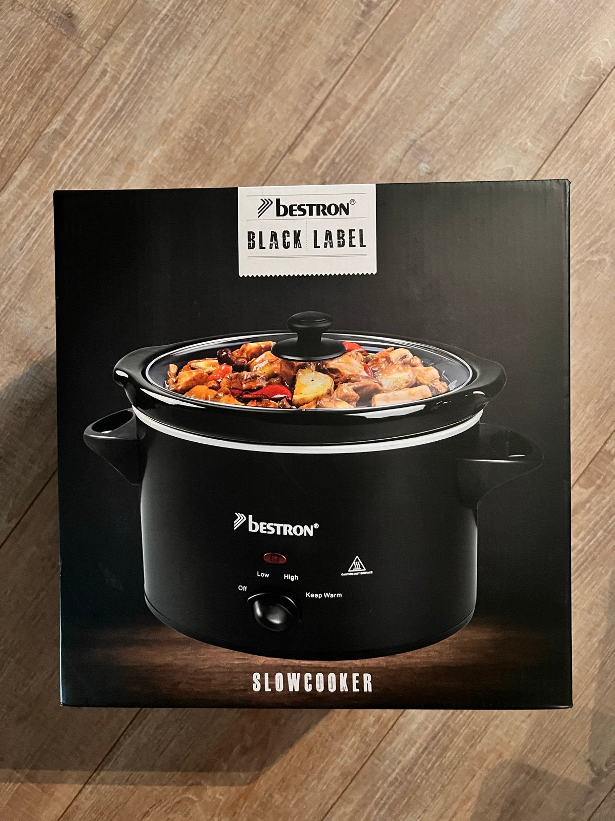 Bestron Black Label Slowcooker - Nieuw in doos, Ophalen of Verzenden, Vaatwasmachinebestendig, Nieuw