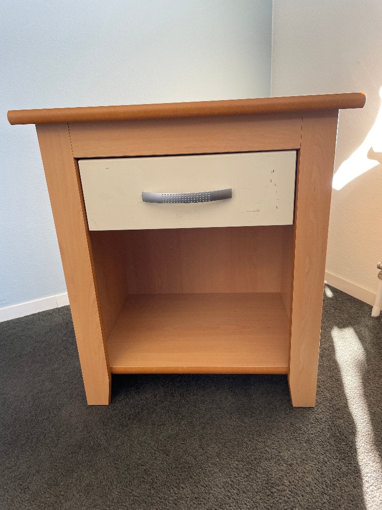 Nachtkastje, Huis en Inrichting, Ophalen, Gebruikt, 45 tot 65 cm, 55 tot 70 cm