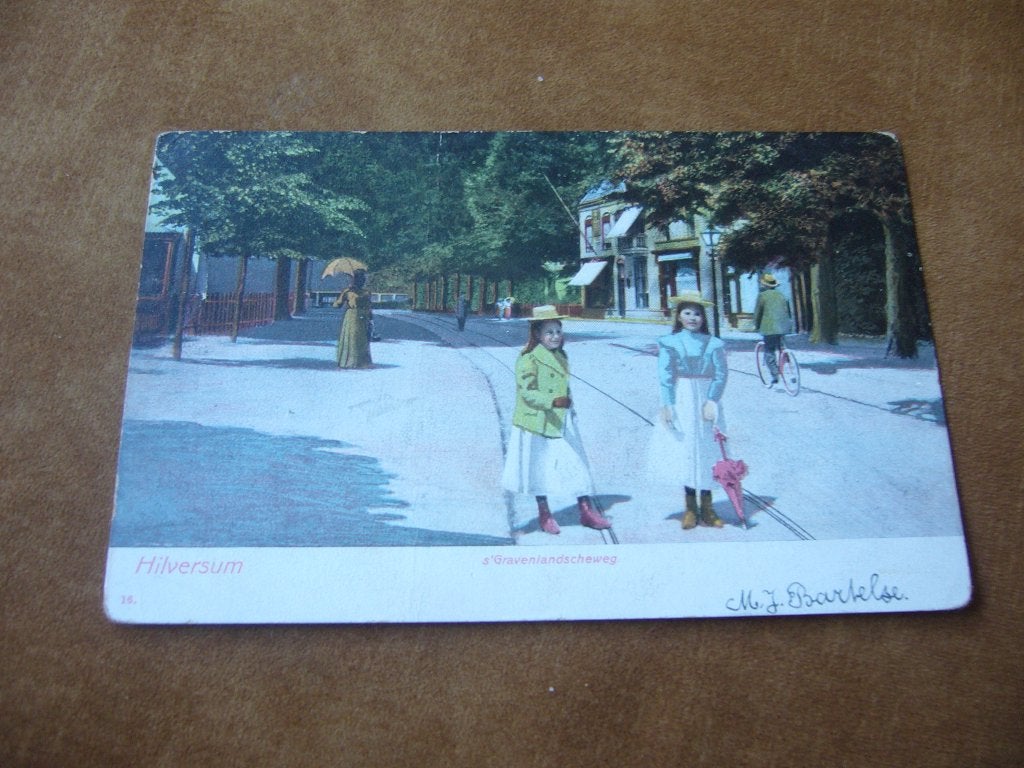 HILVERSUM  =  S, GRAVENLANDSCHEWEG  BRIEFKAART  1905, Ophalen of Verzenden, Voor 1920, Gelopen, Noord-Holland