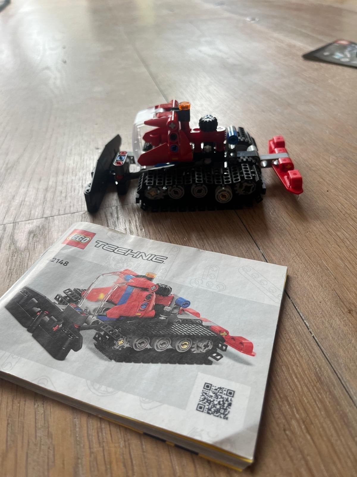 Lego Technic Sneeuwruimer 42148 met instructies, Lego, Ophalen of Verzenden, Zo goed als nieuw, Complete set