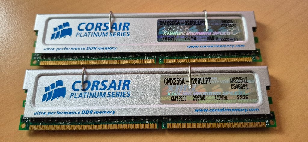 Memory Corsair, Ophalen of Verzenden, Gebruikt, DDR, Desktop