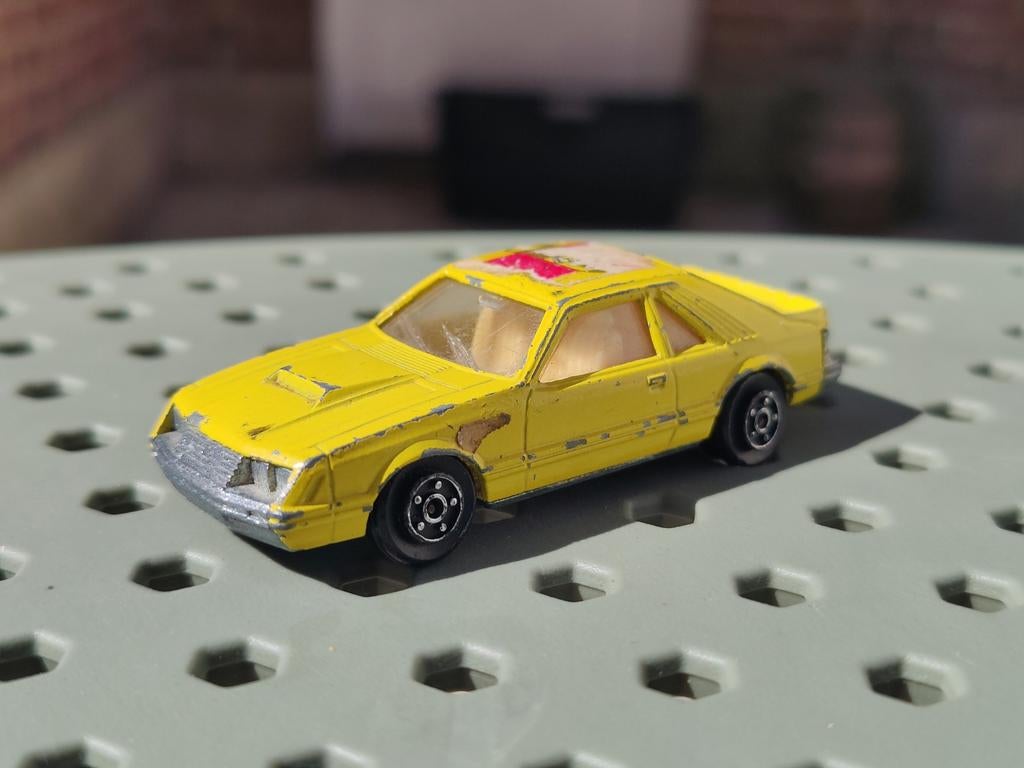 Norev Ford Mustang GEEL, Ophalen of Verzenden, Zo goed als nieuw, Auto