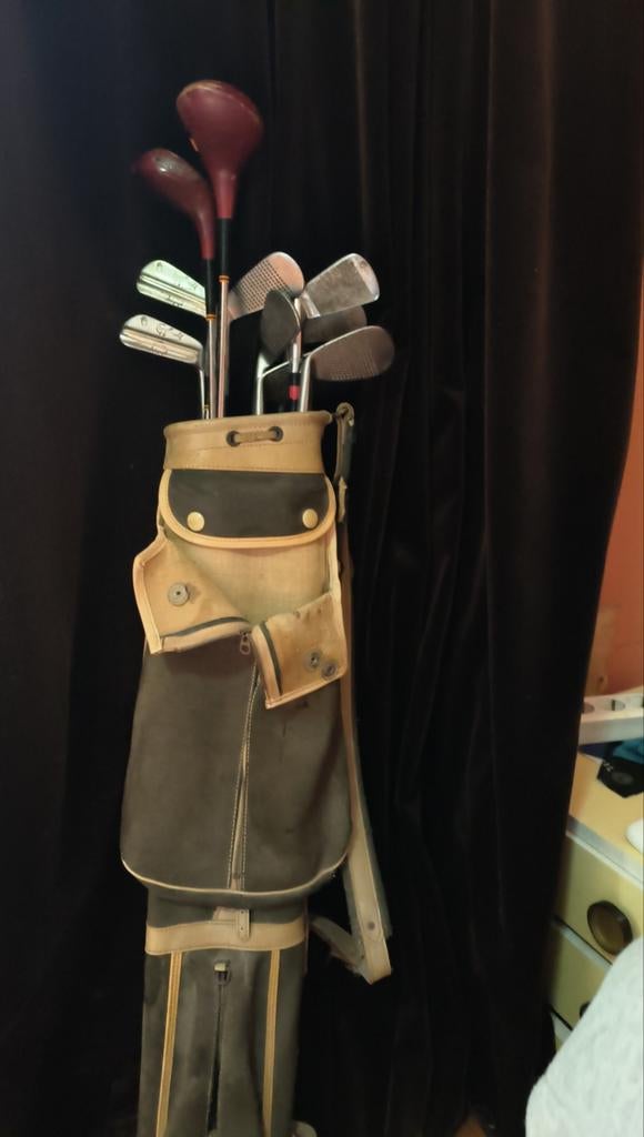 George Nicoll golfclubset - 9 clubs, inclusief 2 houten, Sport en Fitness, Golf, Ophalen of Verzenden, Gebruikt, Set, Overige merken