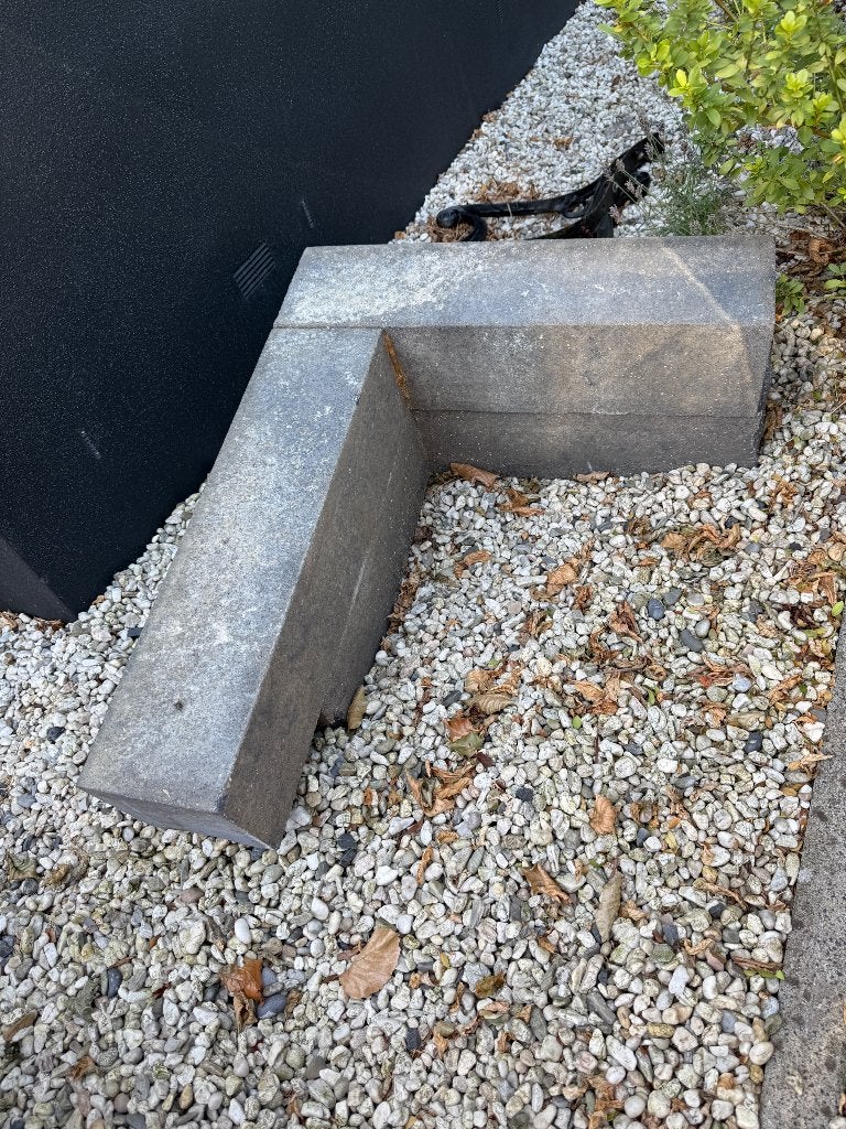 Antraciet stenen 60x15x15, Ophalen, Gebruikt, Klinkers, Minder dan 5 m²
