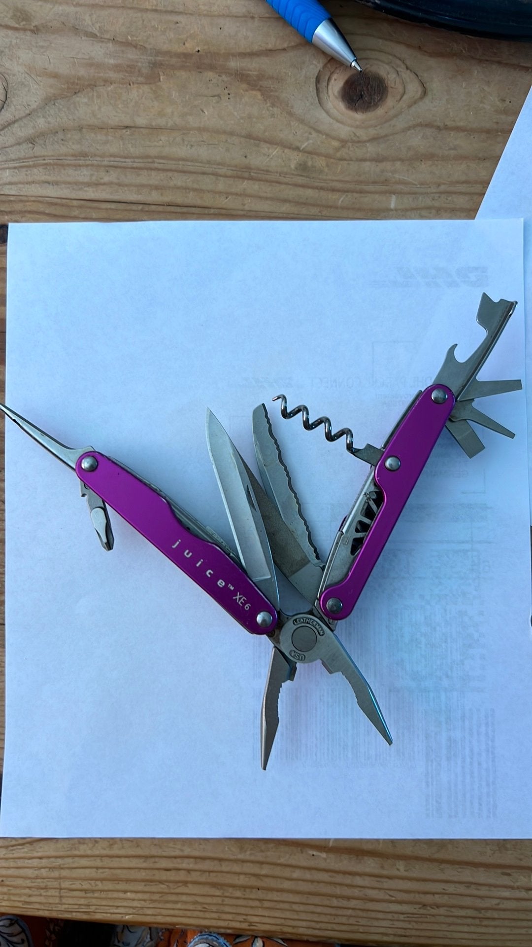 Leatherman juice XE 6, Ophalen, Zo goed als nieuw