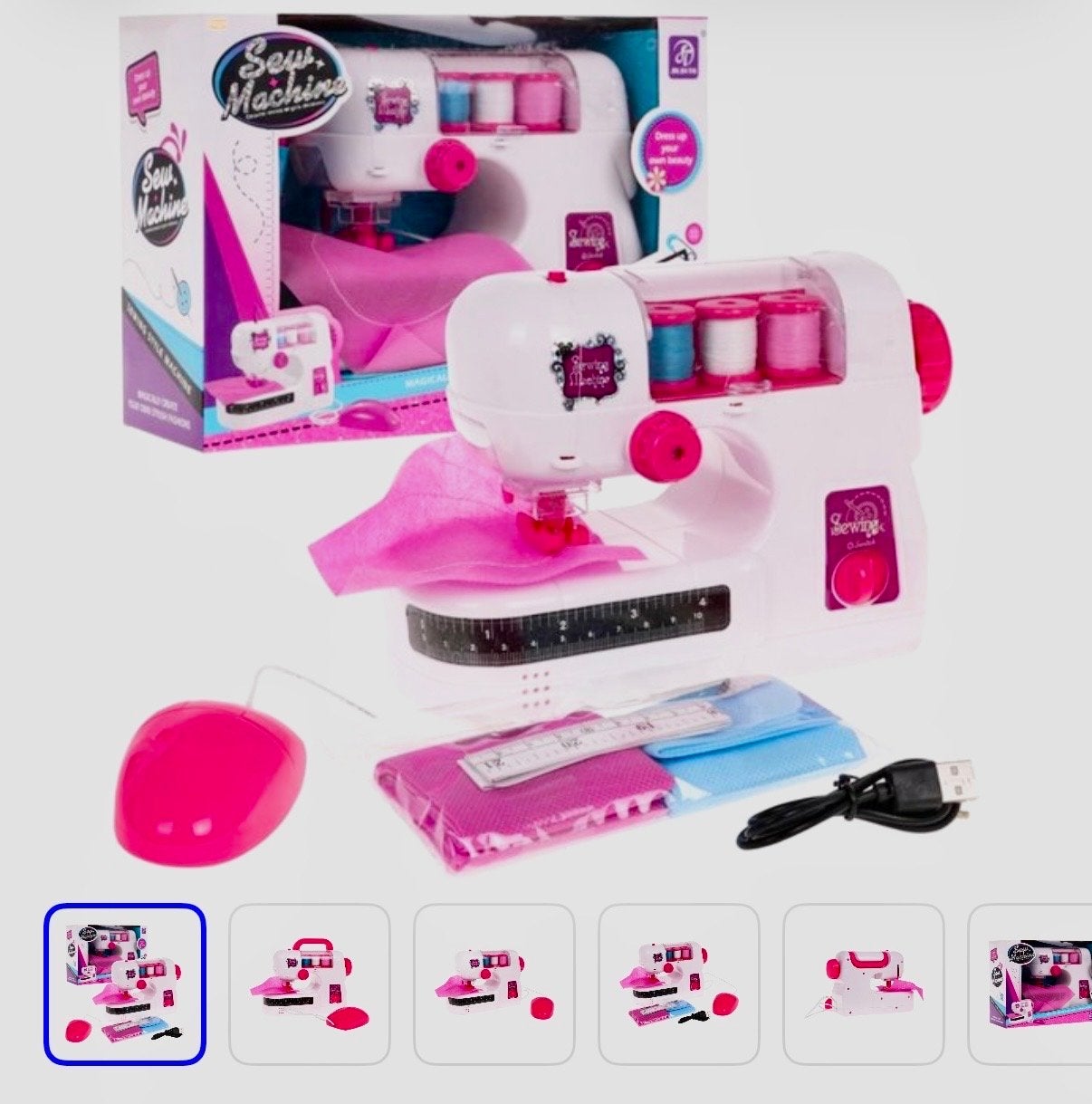 Nieuwe kinder naaimachine - perfect voor jonge creatieveling, Ophalen of Verzenden, Nieuw, Naaimachine, Overige merken