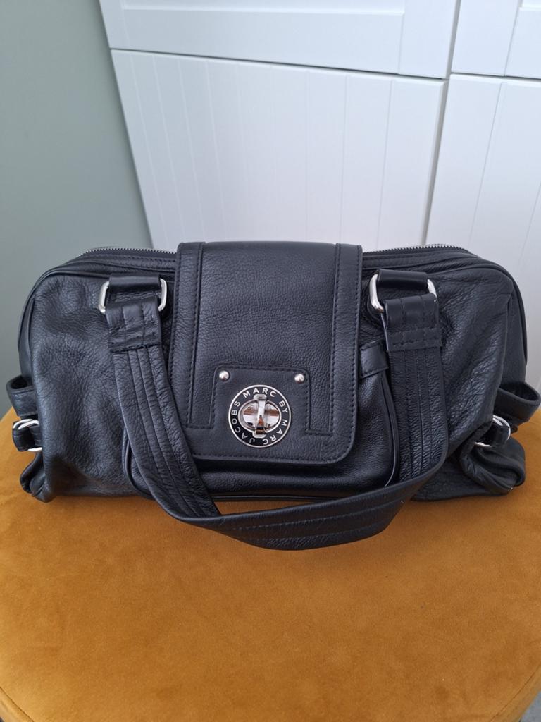 Marc Jacobs handtas zwart leer, Ophalen of Verzenden