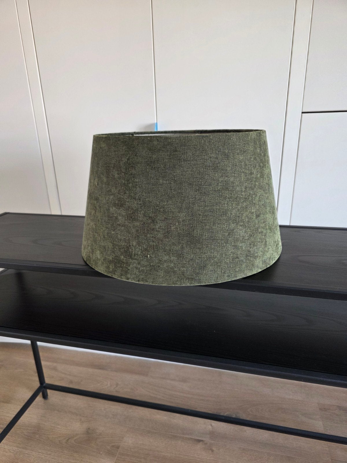 Groene lampenkap - Zo goed als nieuw, Ophalen, Overige typen, Rond, Zo goed als nieuw