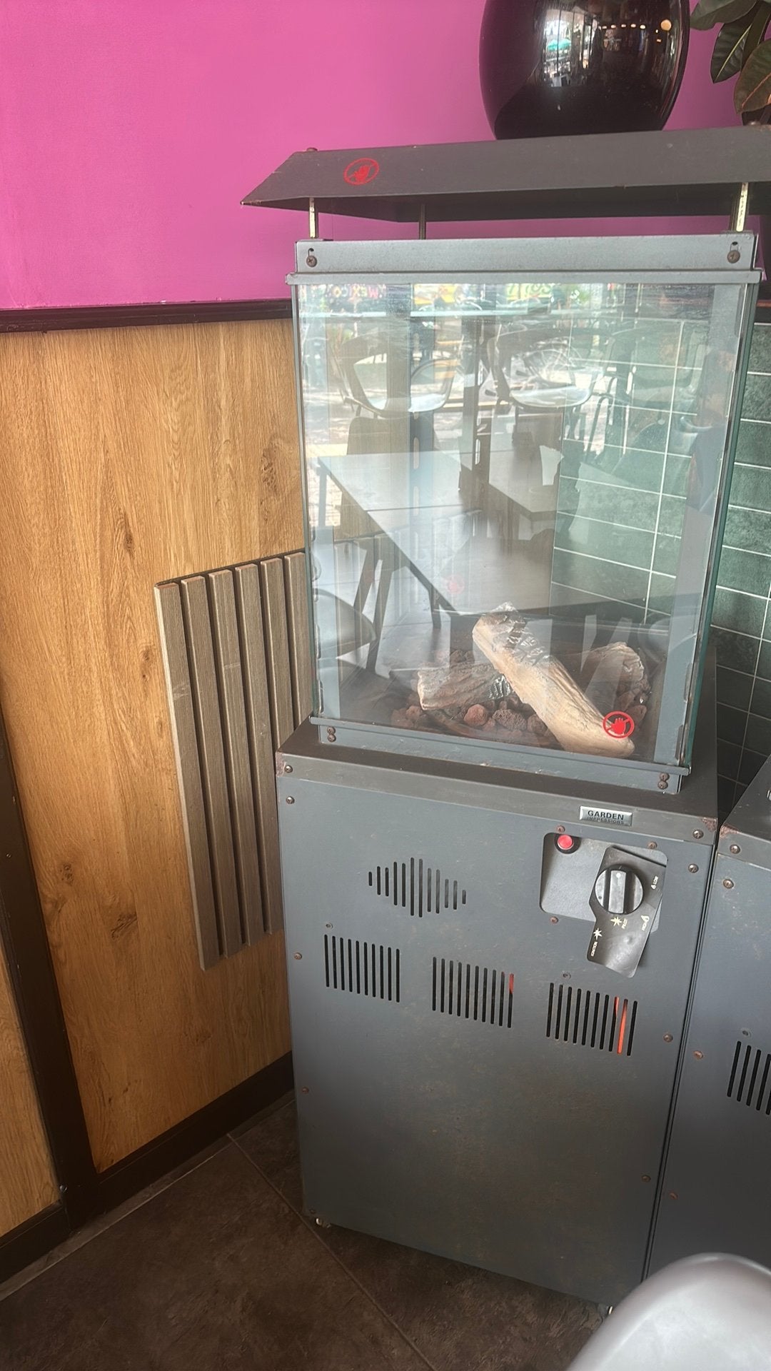 Terras heater, Ophalen, Gebruikt, Gas, Vloer