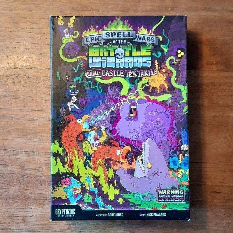 Bordspel BATTLE WIZZARDS, Hobby en Vrije tijd, Ophalen of Verzenden, Gebruikt, Cryptozoic Entertainment