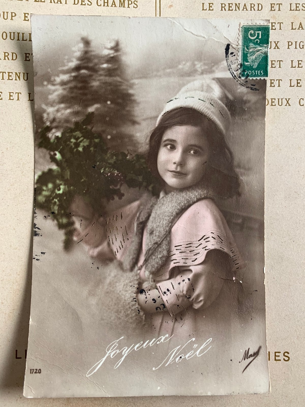 1913 Joyeux Noël (VB), Ophalen of Verzenden, Voor 1920, Gelopen, Feest(dag)