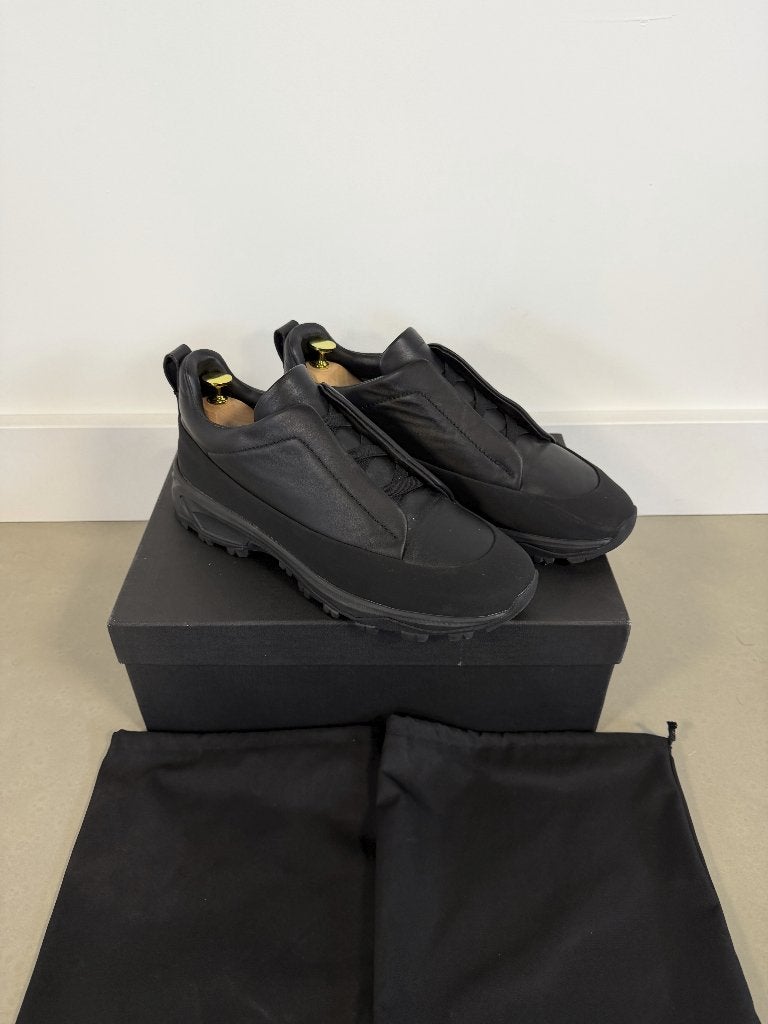 Zegna Monte sneakers - Zwart - Maat 44, Zegna, Verzenden, Zwart, Sneakers of Gympen