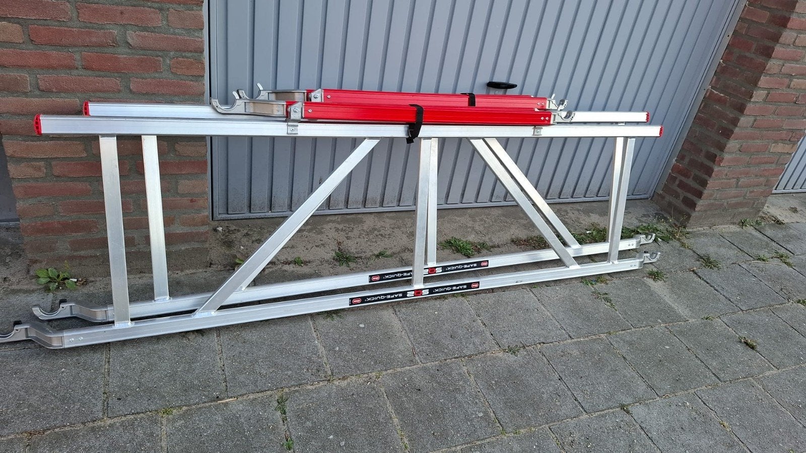 Voorloopleuning Altrex 2 x, Doe-het-zelf en Verbouw, Steigers, Ophalen, Nieuw, Rolsteiger of Kamersteiger, 5 meter of hoger