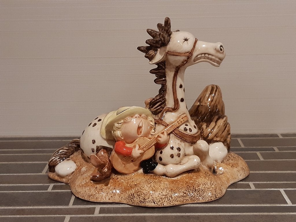 Thelwell paard beeld Royal Doulton porcelein "friends", Verzamelen, Beelden en Beeldjes, Ophalen of Verzenden, Zo goed als nieuw