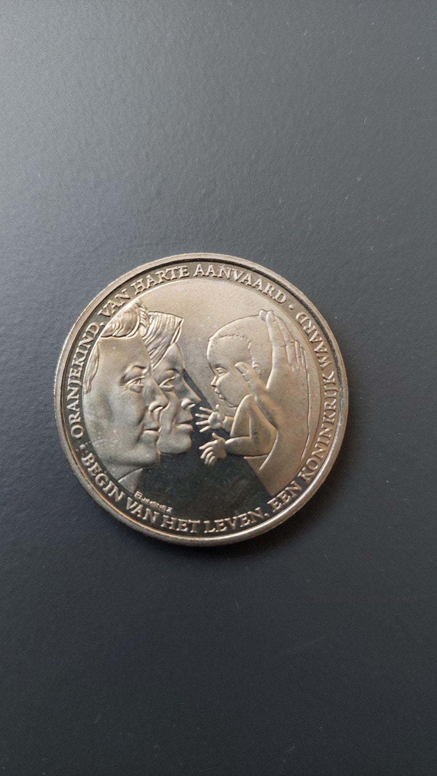Geboortemunt Amalia 2003 - Koninklijke Geboorte, Postzegels en Munten, Munten | Nederland, Koningin Beatrix, Geboorte of Huwelijk
