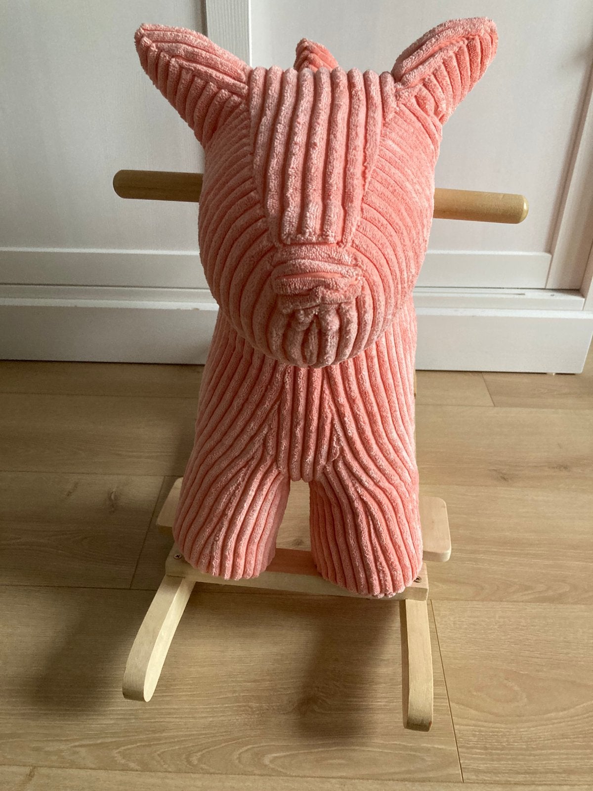 Mooi roze hobbelpaard, Ophalen, Zo goed als nieuw