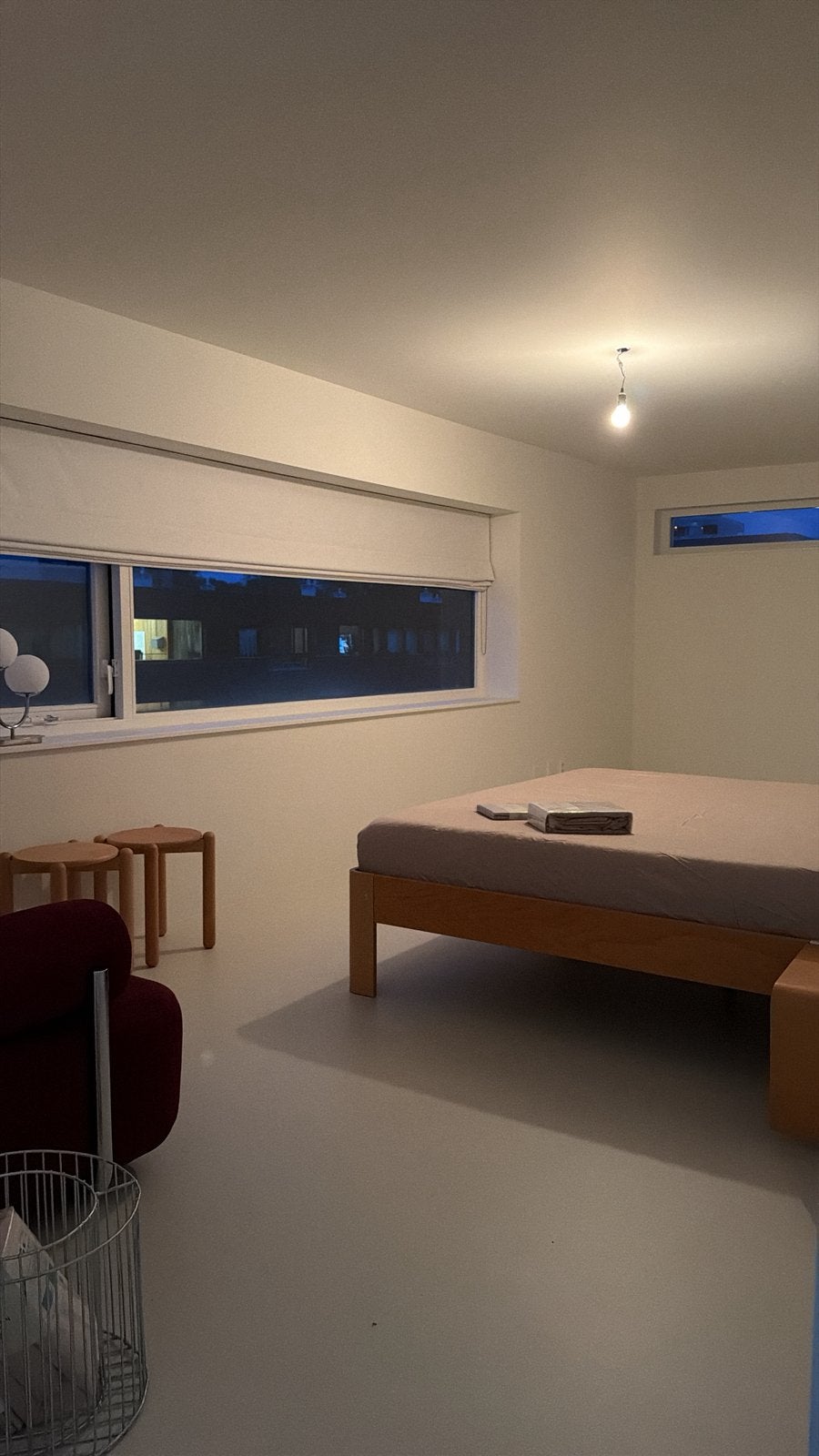 Auping Auronde bedframe(1000)180x200 35.5 cm hoog + tafeltje, Ophalen, Gebruikt, 90 cm, Eenpersoons