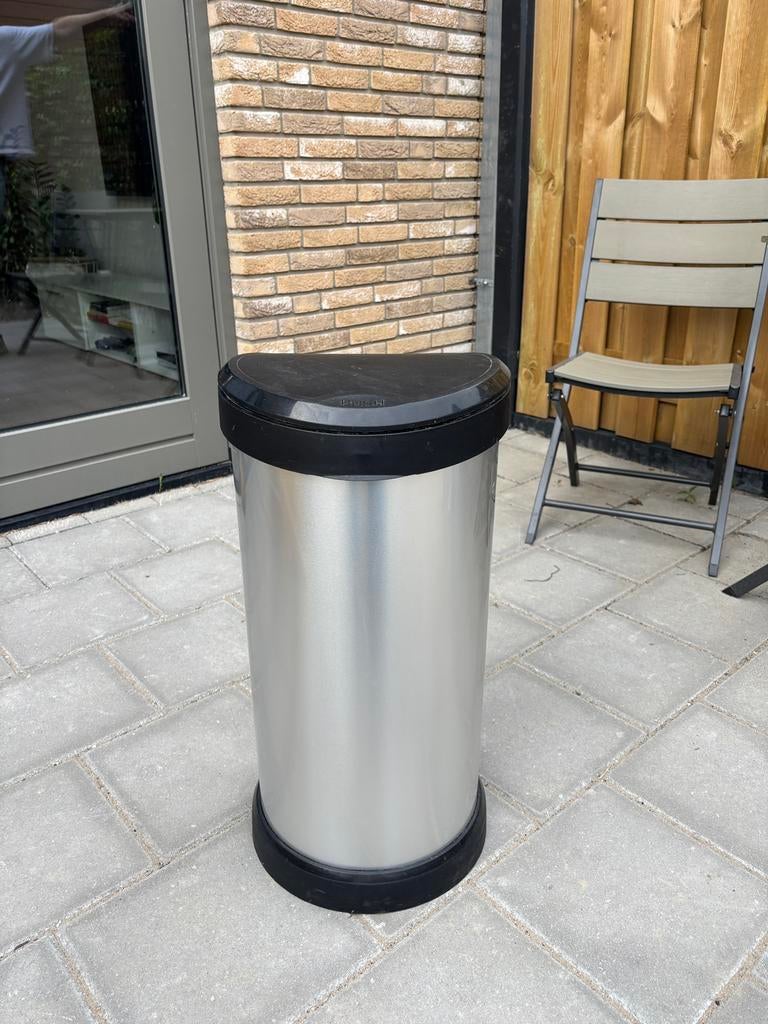 Curver prullenbak, Huis en Inrichting, Woonaccessoires | Prullenbakken, Kunststof, 50 tot 75 cm, 40 liter of meer, Ophalen of Verzenden