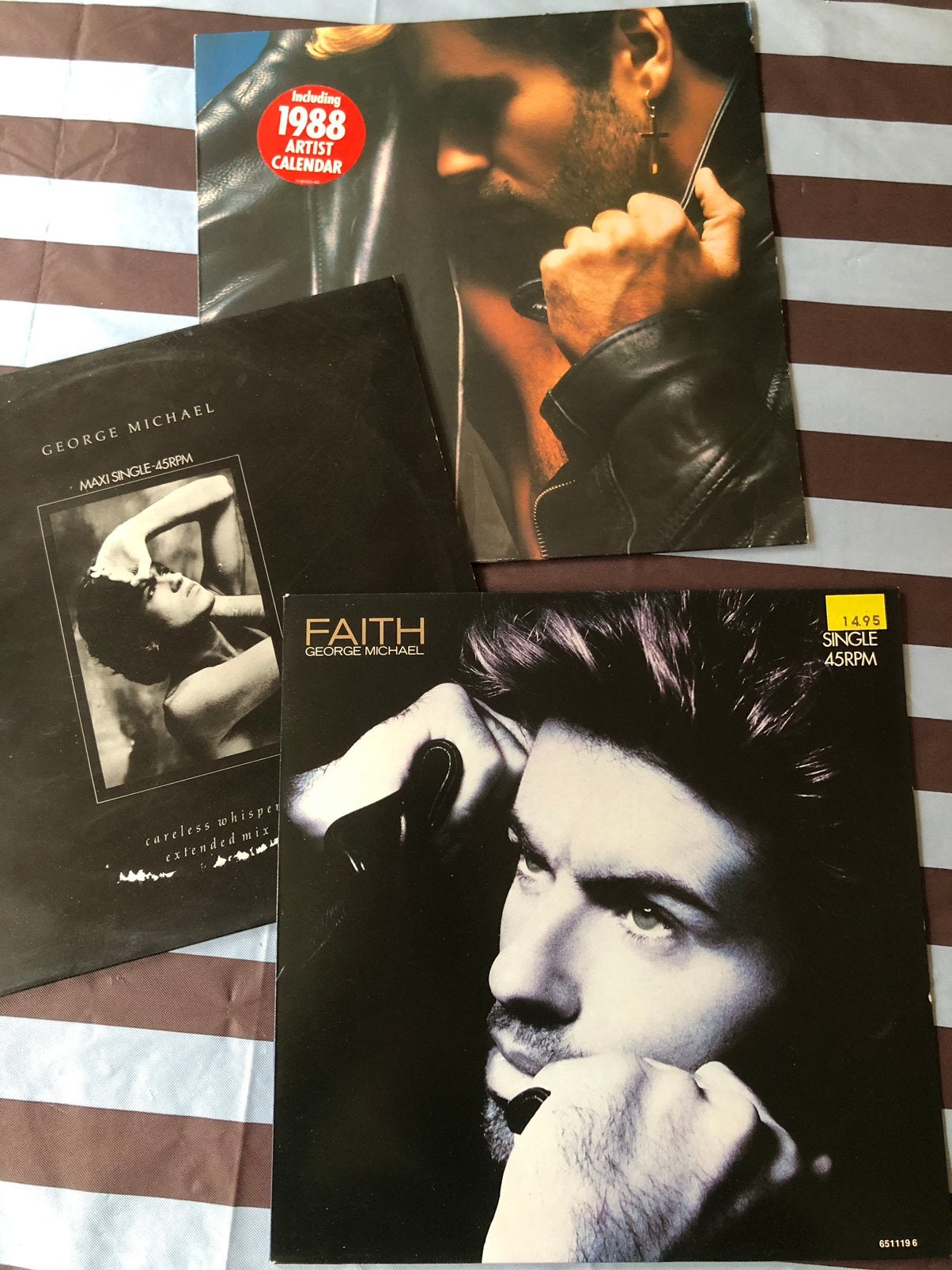 George Michael , 1 lp en 5 maxi singles, Ophalen of Verzenden, Gebruikt, LP