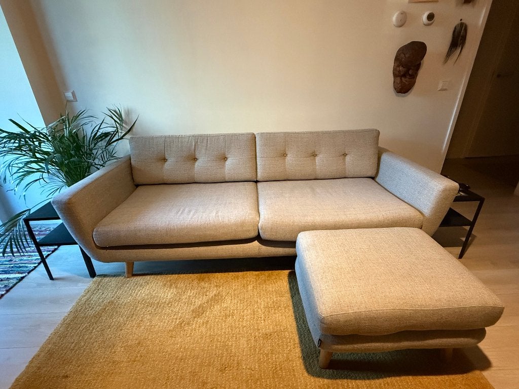 SofaCompany Vera w/Pouf, Ophalen, Driepersoons, 75 tot 100 cm, Zo goed als nieuw